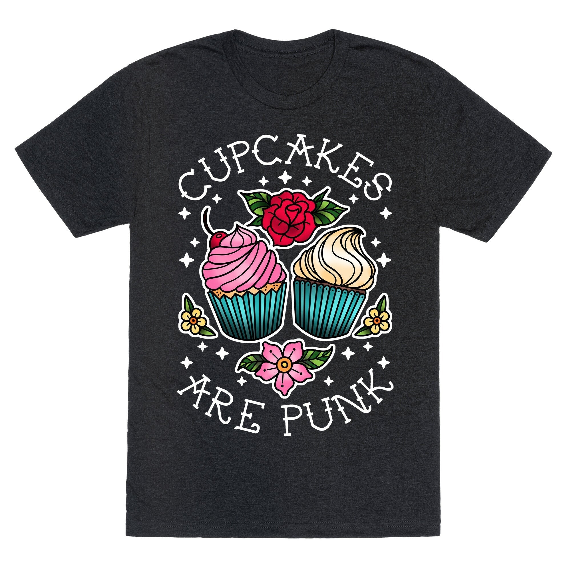 Cupcakes Are Punk Unisex Triblend Tee Hoodie, Sweatshirt | CoreVibeTees.com (Image 1)