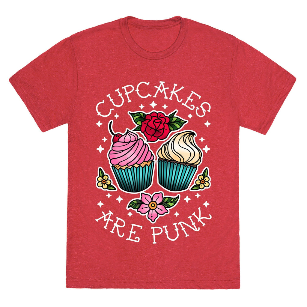 Cupcakes Are Punk Unisex Triblend Tee Hoodie, Sweatshirt | CoreVibeTees.com (Image 4)