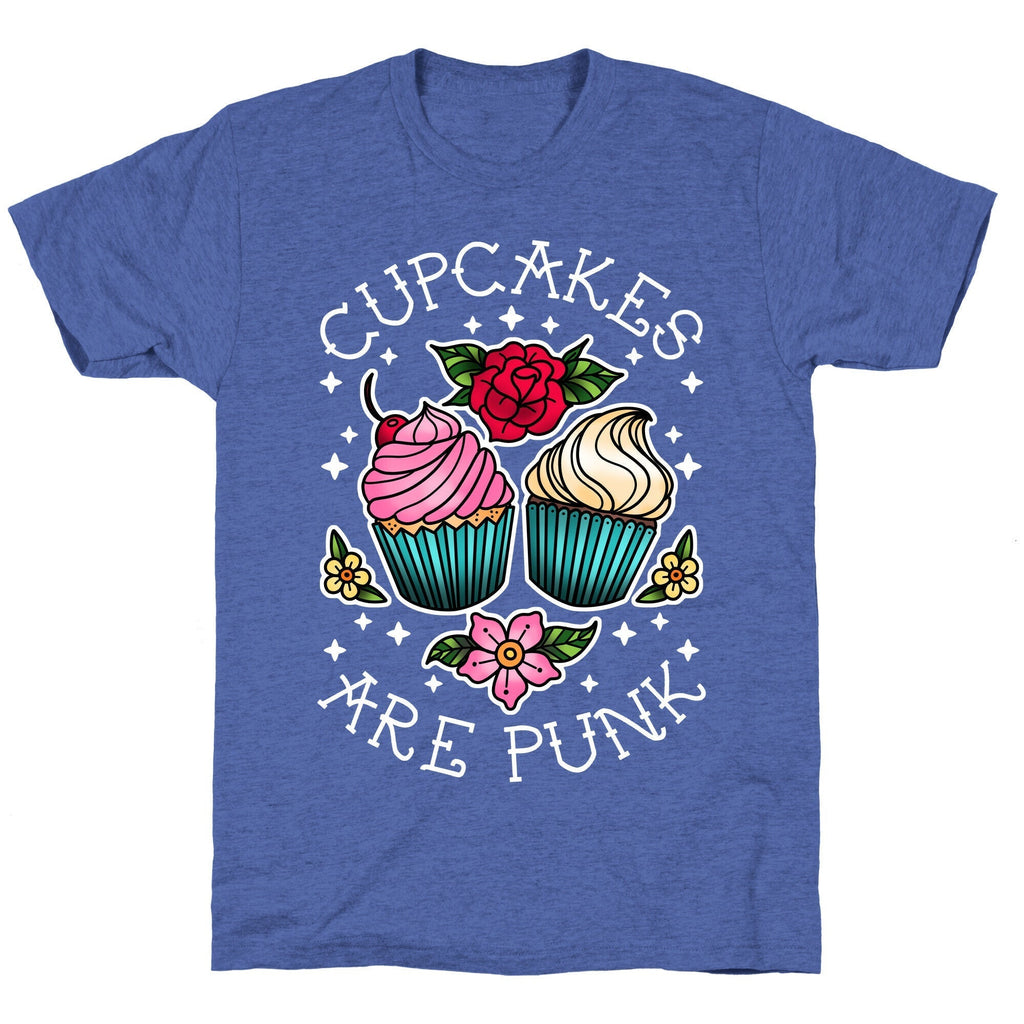 Cupcakes Are Punk Unisex Triblend Tee Hoodie, Sweatshirt | CoreVibeTees.com (Image 5)