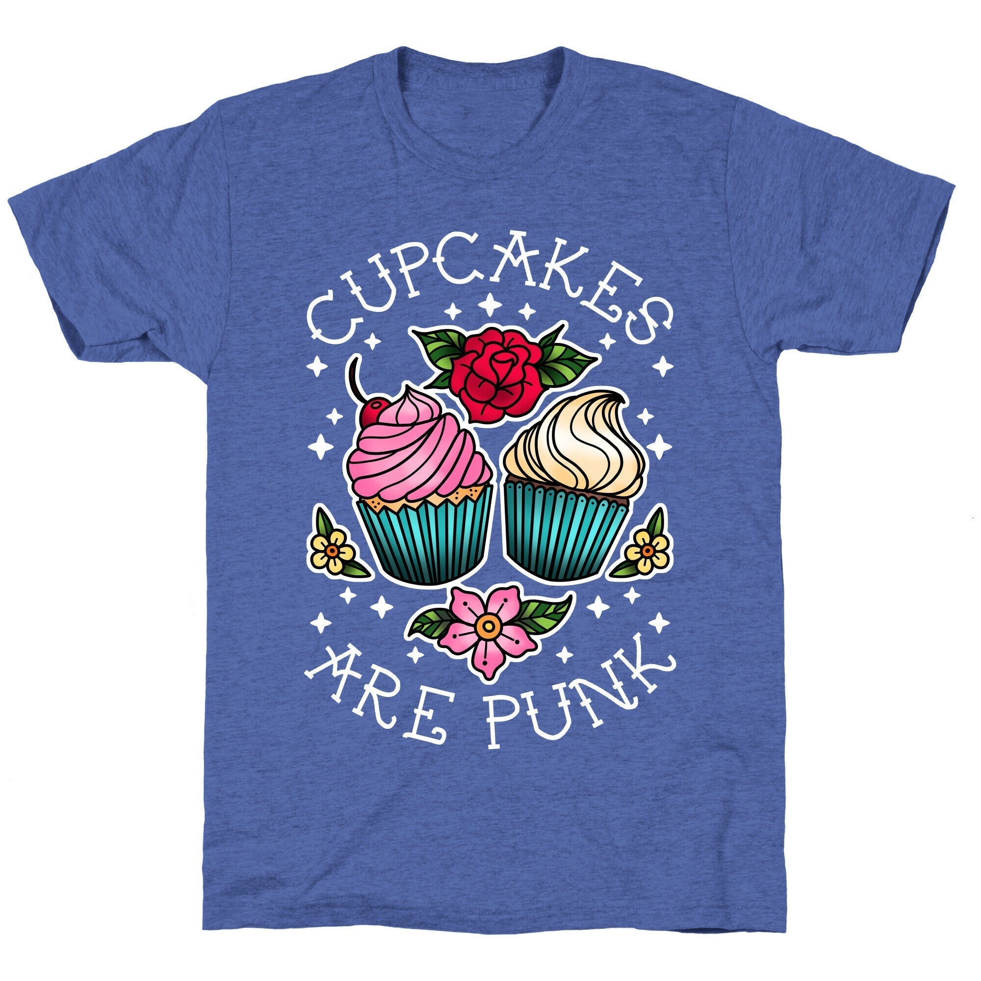 Cupcakes Are Punk Unisex Triblend Tee Hoodie, Sweatshirt | CoreVibeTees.com (Image 5)