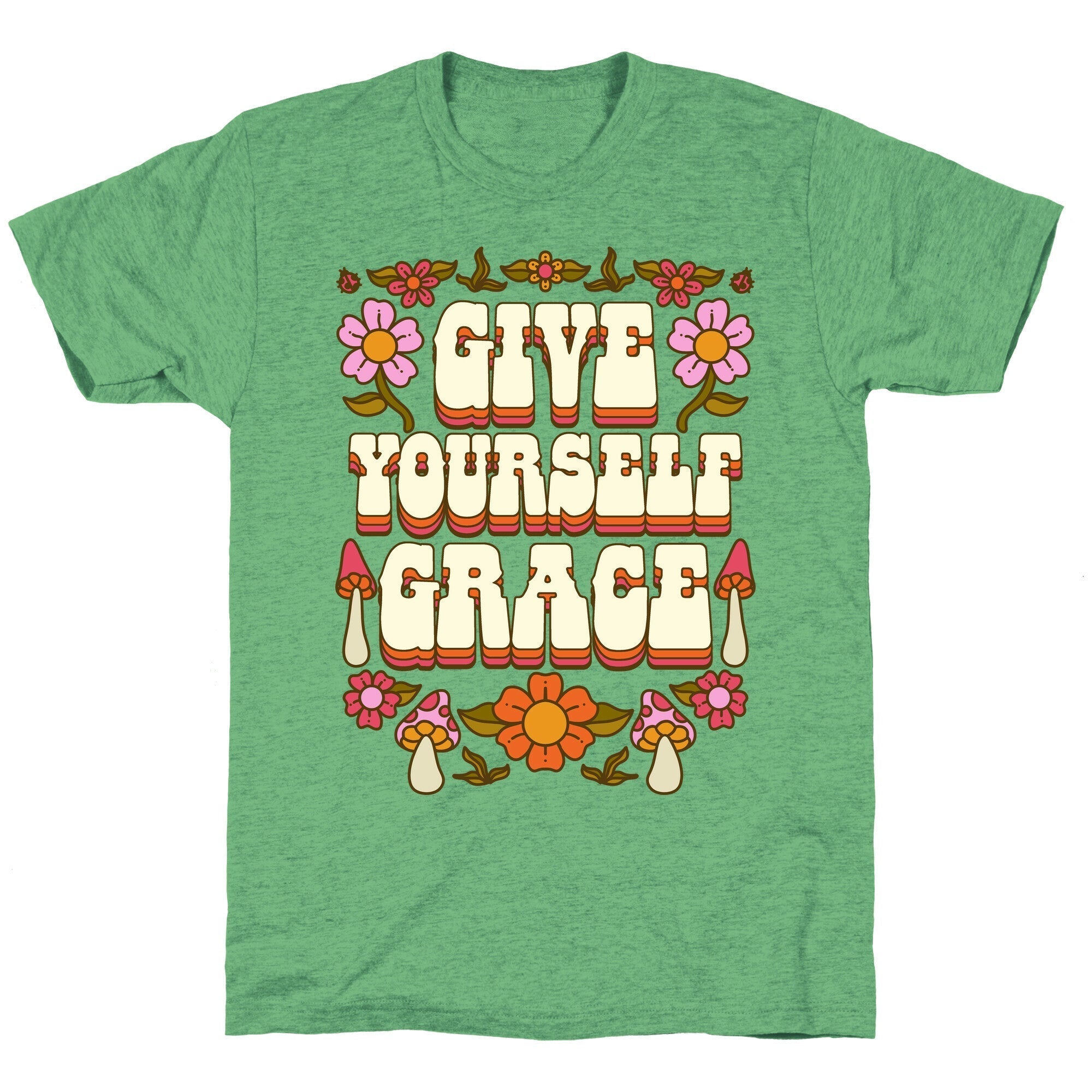 Give Yourself Grace Unisex Triblend Tee Hoodie, Sweatshirt | CoreVibeTees.com (Image 1)