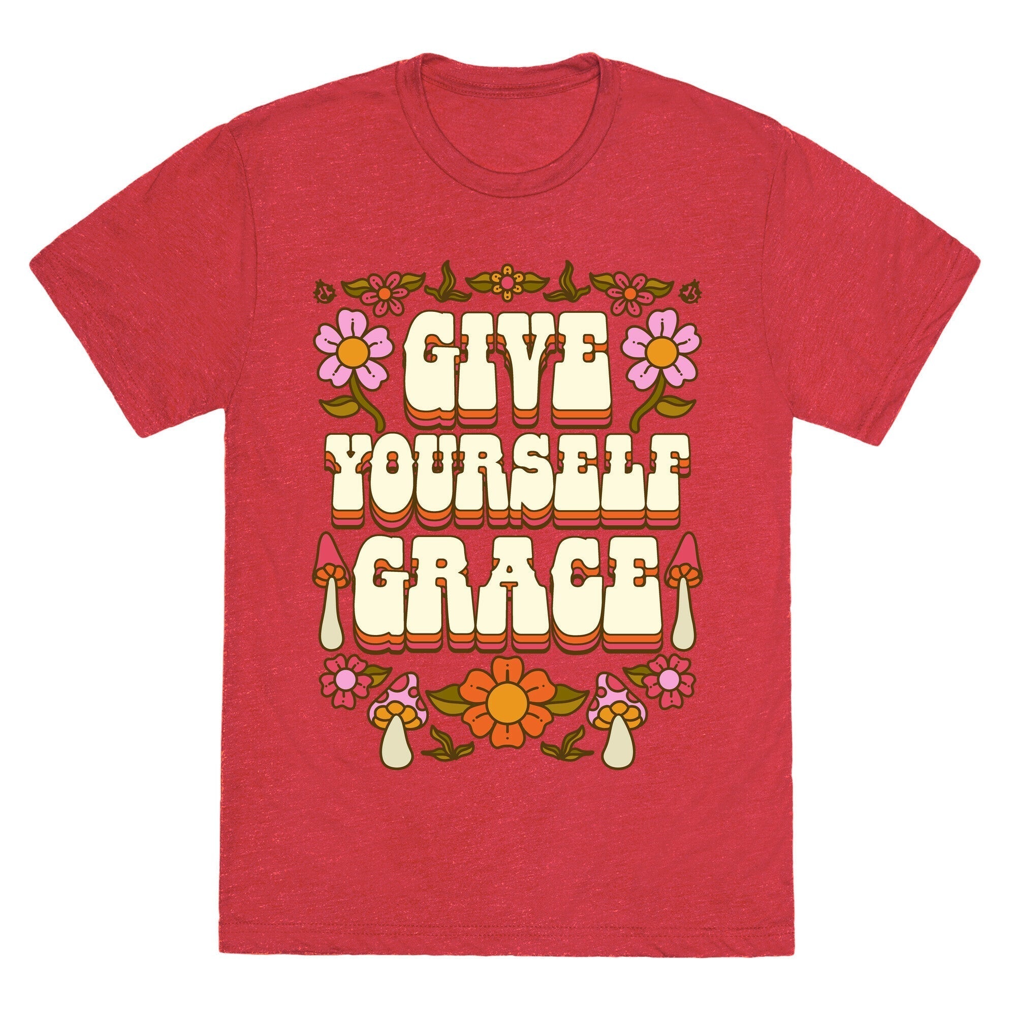 Give Yourself Grace Unisex Triblend Tee Hoodie, Sweatshirt | CoreVibeTees.com (Image 3)