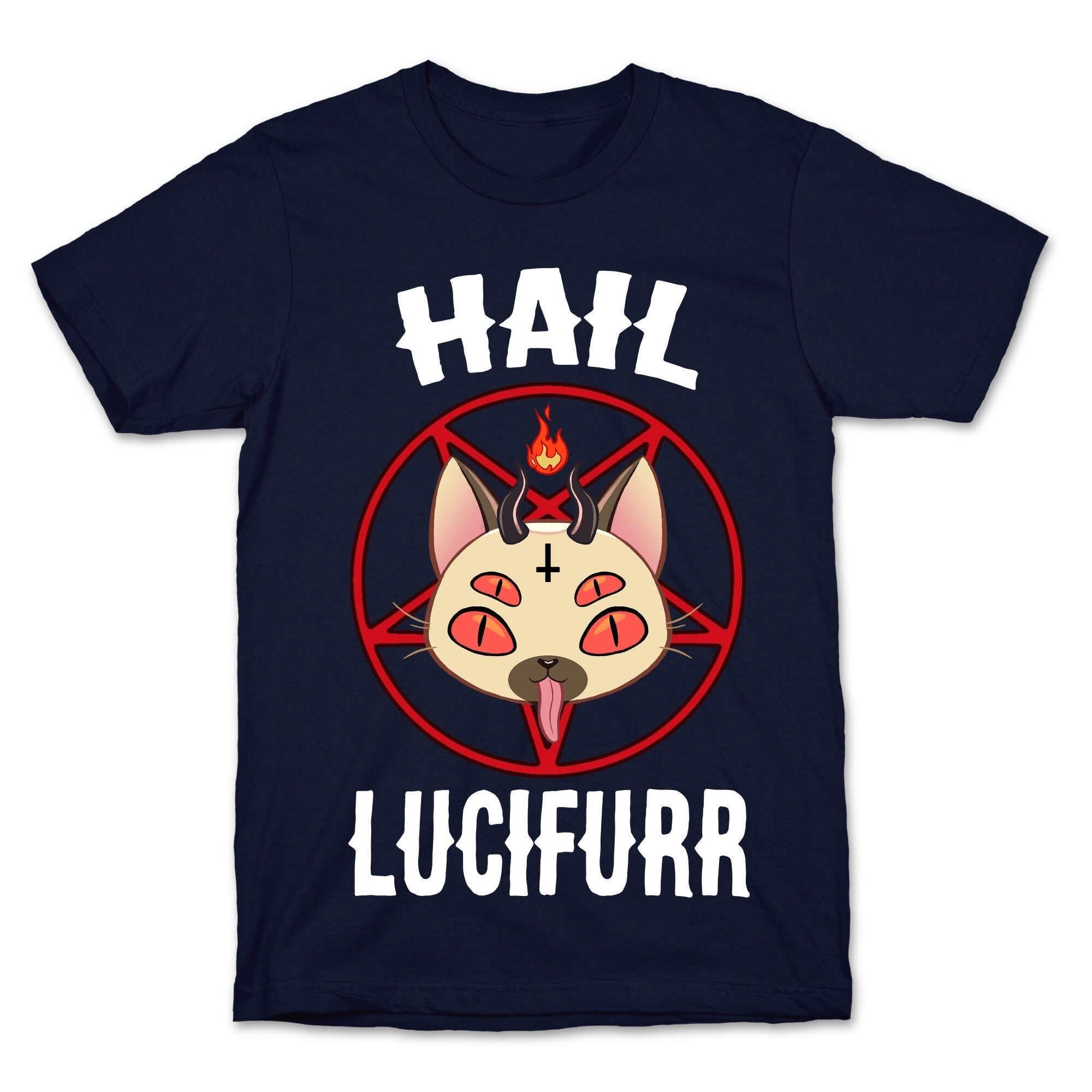 Hail Lucifurr  T-Shirt Hoodie, Sweatshirt | CoreVibeTees.com (Image 4)