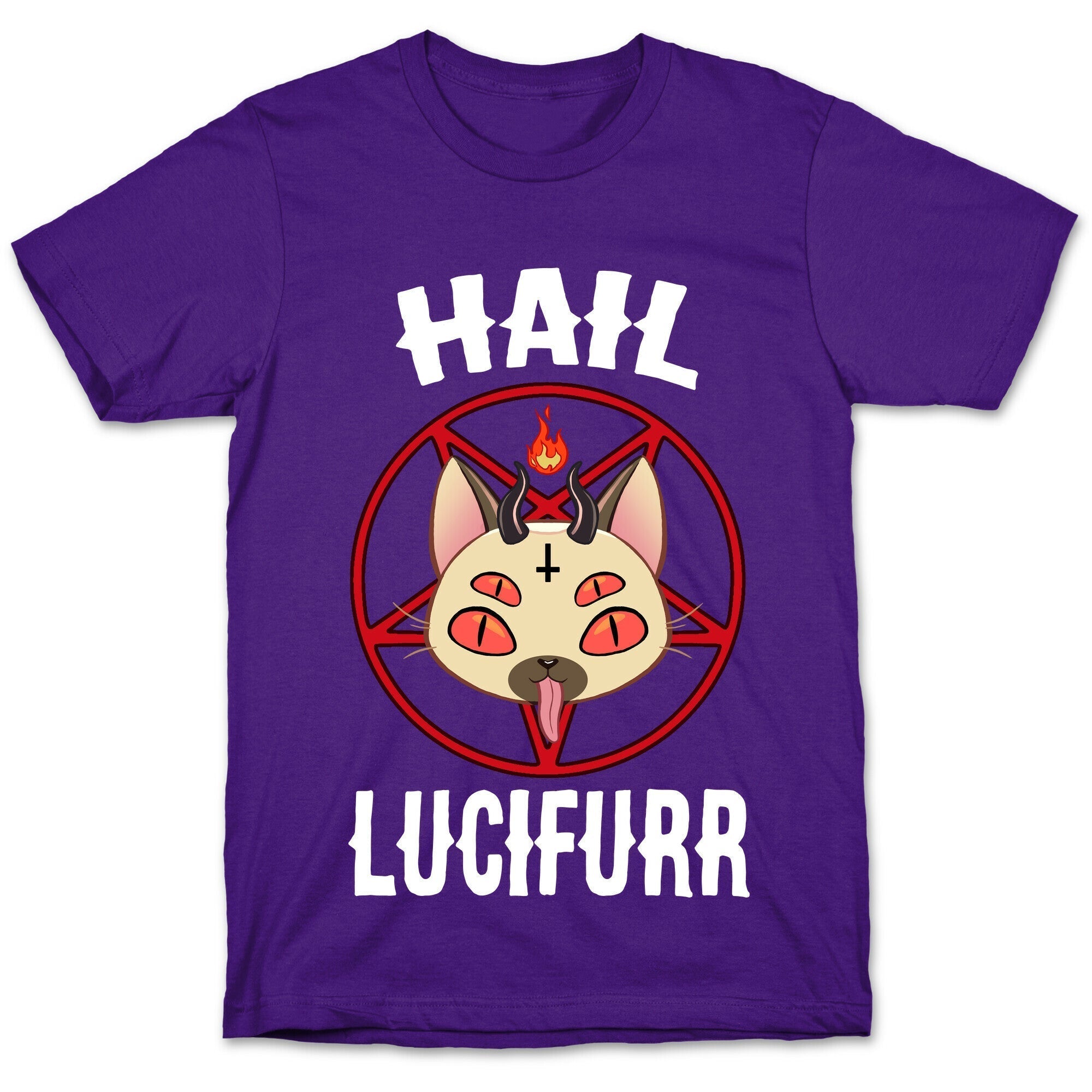 Hail Lucifurr  T-Shirt Hoodie, Sweatshirt | CoreVibeTees.com (Image 5)