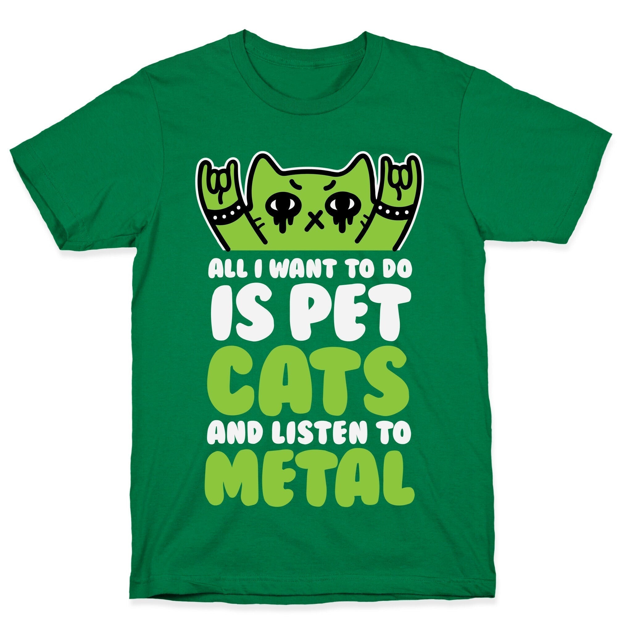 All I Want To Do Is Pet Cats And Listen To Metal T-Shirt Style002 Hoodie, Sweatshirt | CoreVibeTees.com (Image 3)