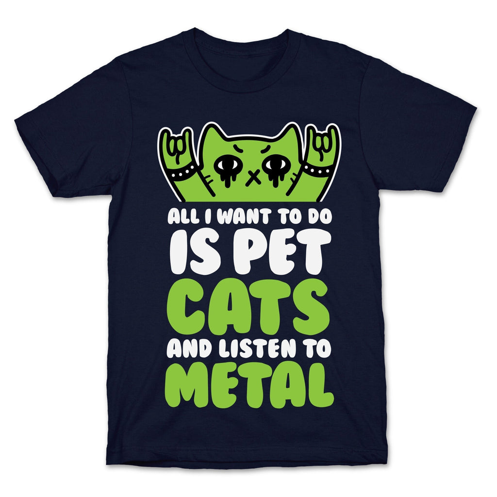 All I Want To Do Is Pet Cats And Listen To Metal T-Shirt Style002 Hoodie, Sweatshirt | CoreVibeTees.com (Image 4)