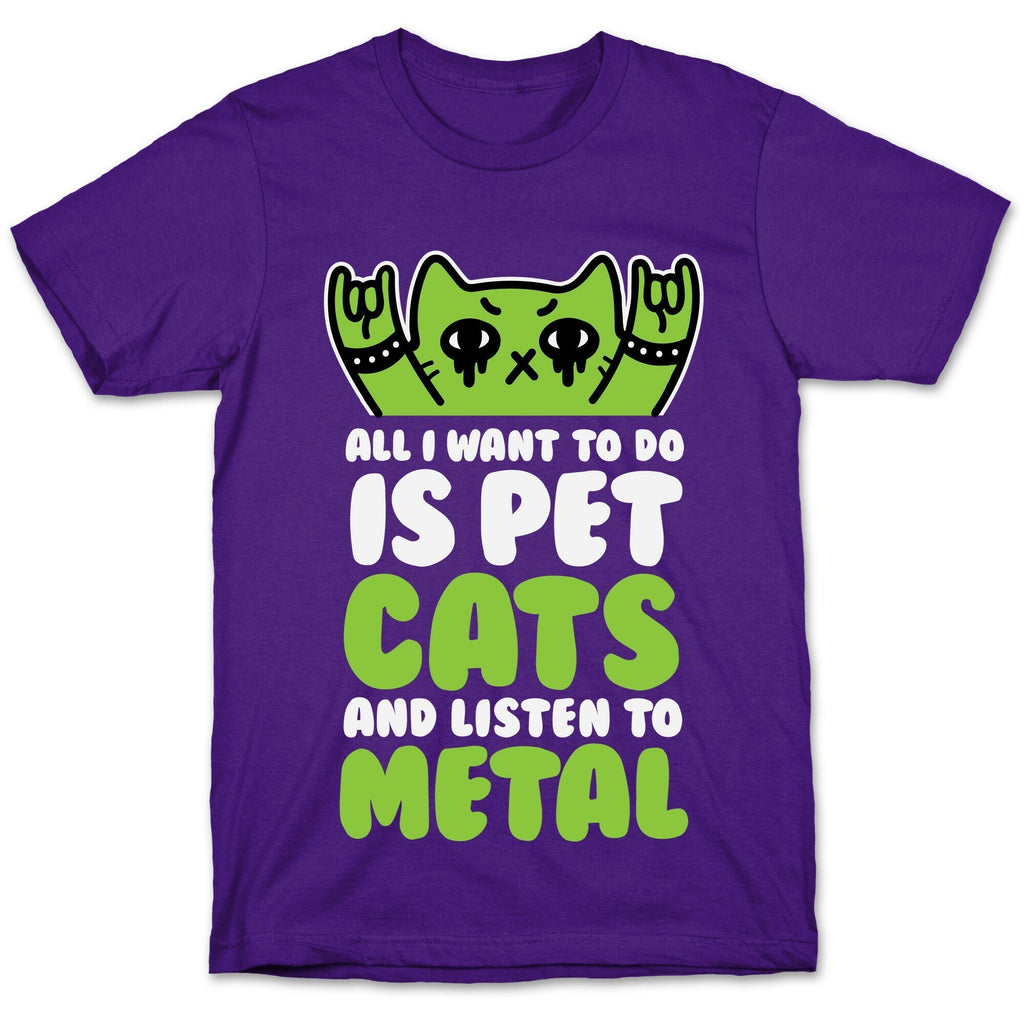 All I Want To Do Is Pet Cats And Listen To Metal T-Shirt Style002 Hoodie, Sweatshirt | CoreVibeTees.com (Image 5)