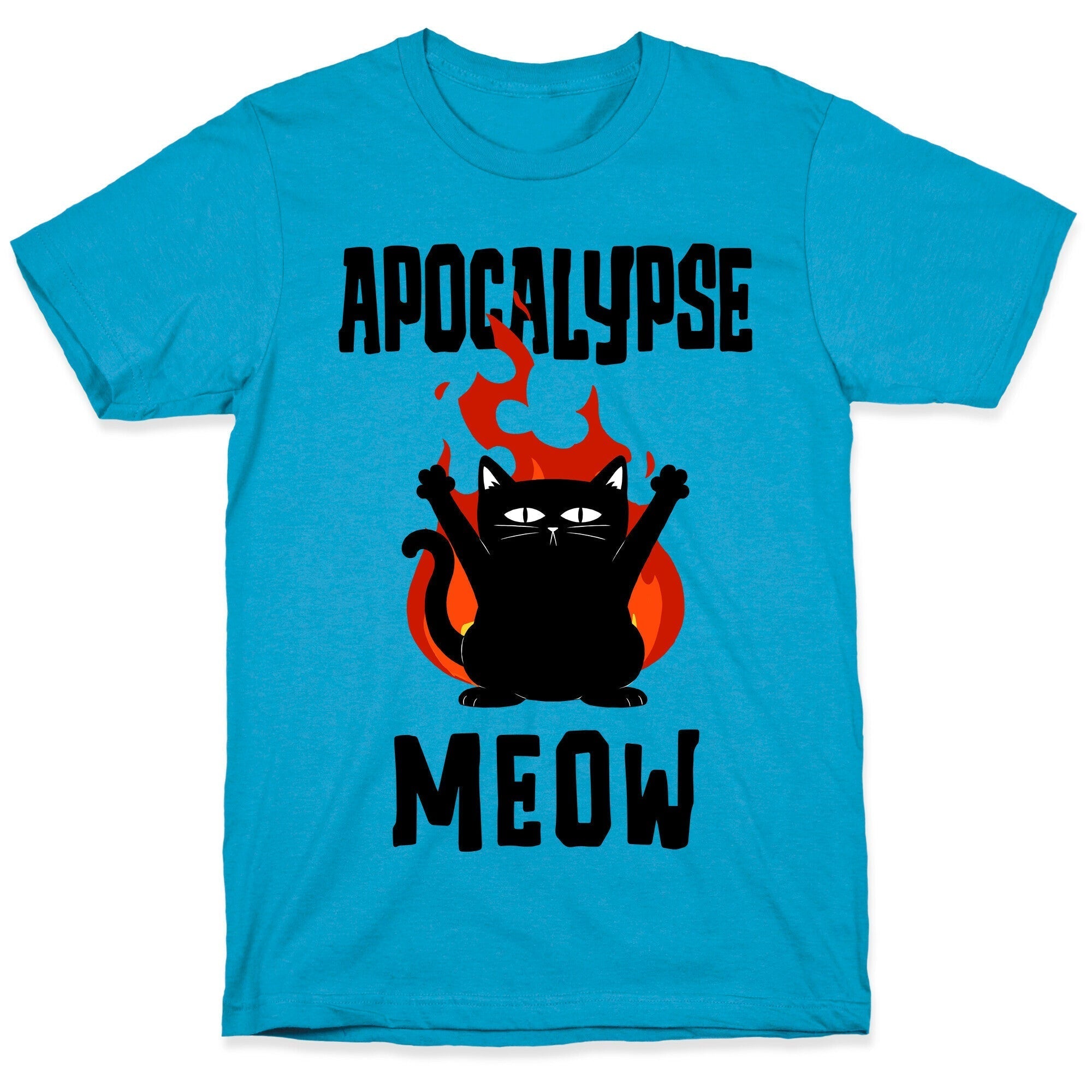 Apocalypse Meow Unisex Triblend Tee Hoodie, Sweatshirt | CoreVibeTees.com (Image 5)
