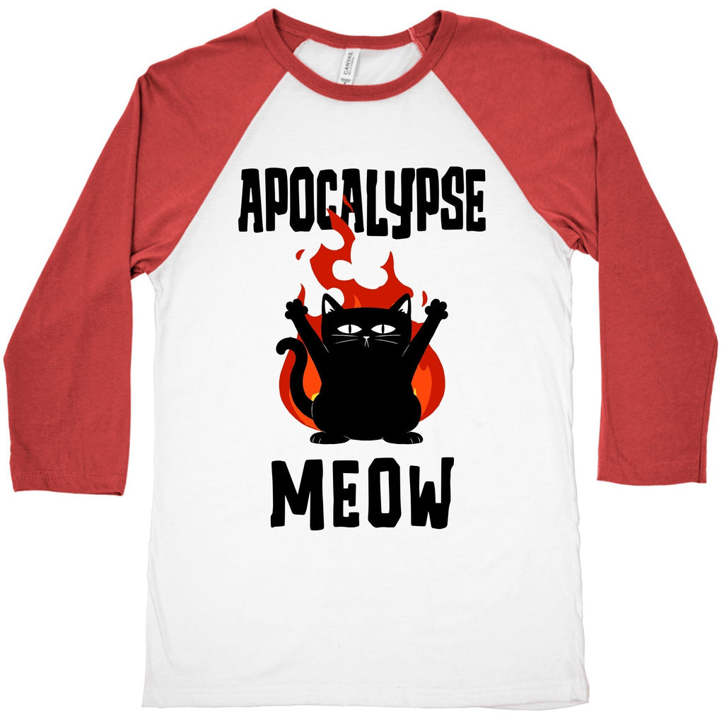 Apocalypse Meow Baseball Tee Hoodie, Sweatshirt | CoreVibeTees.com (Image 2)
