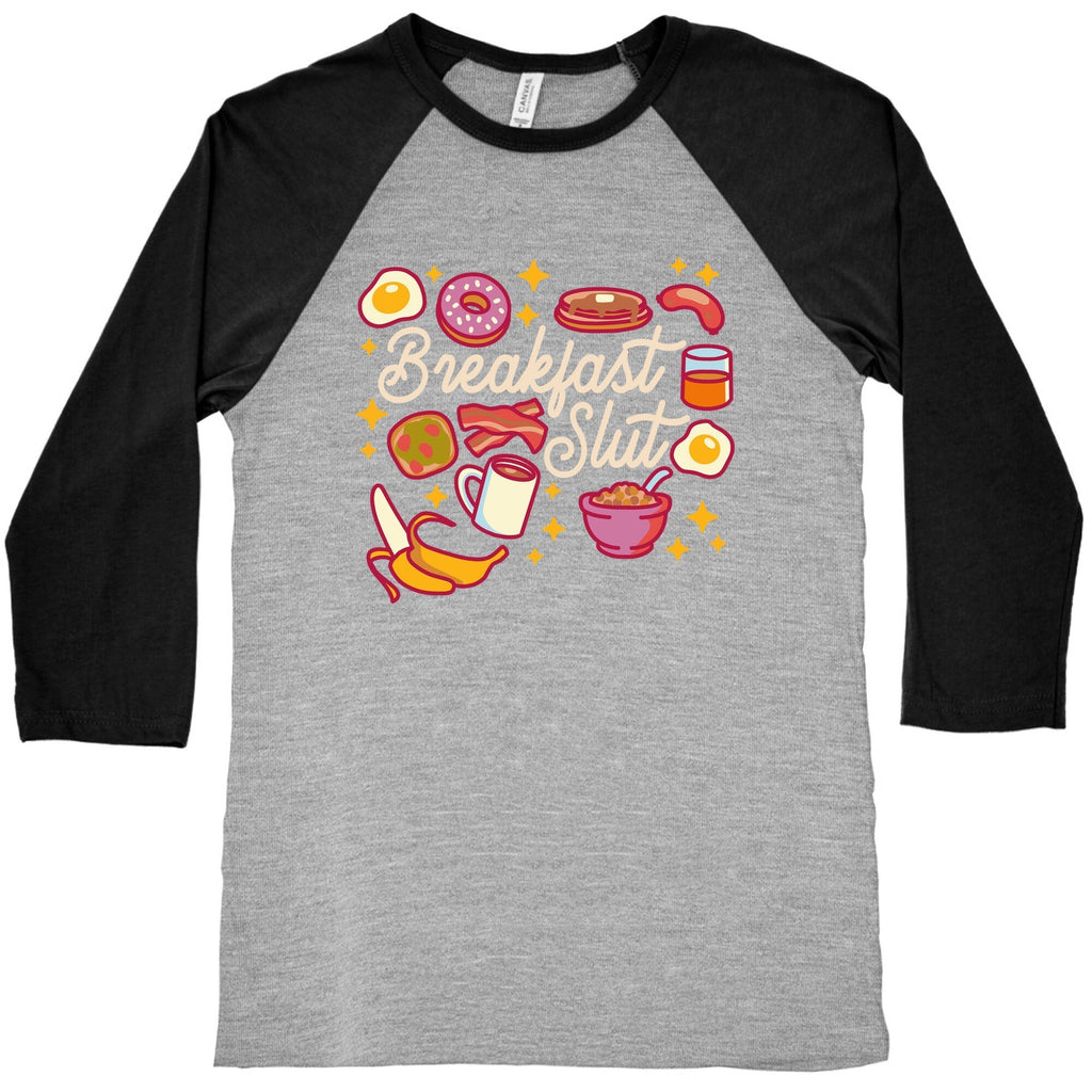 Breakfast Slut Baseball Tee Hoodie, Sweatshirt | CoreVibeTees.com (Image 2)