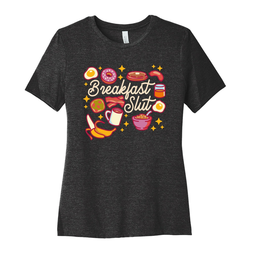 Breakfast Slut Women's Cotton Tee Hoodie, Sweatshirt | CoreVibeTees.com (Image 1)