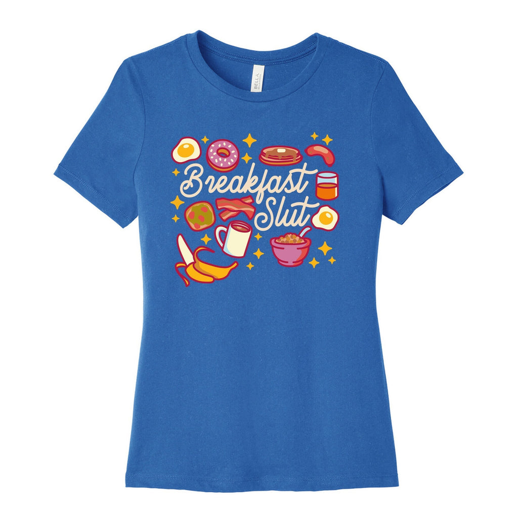 Breakfast Slut Women's Cotton Tee Hoodie, Sweatshirt | CoreVibeTees.com (Image 3)