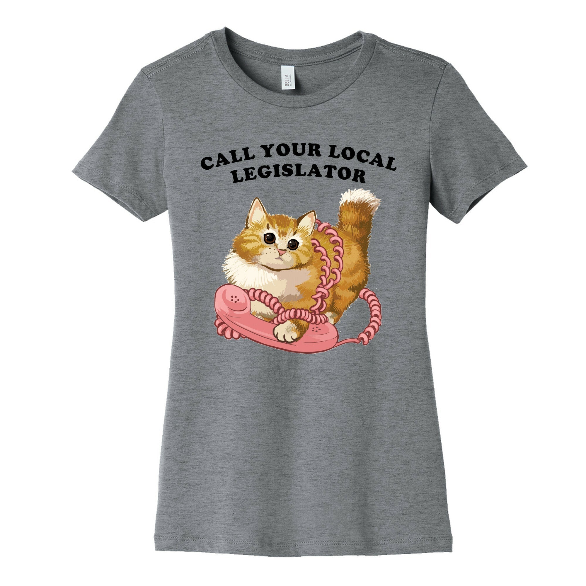 Call Your Local Legislator Women's Cotton Tee Hoodie, Sweatshirt | CoreVibeTees.com (Image 2)
