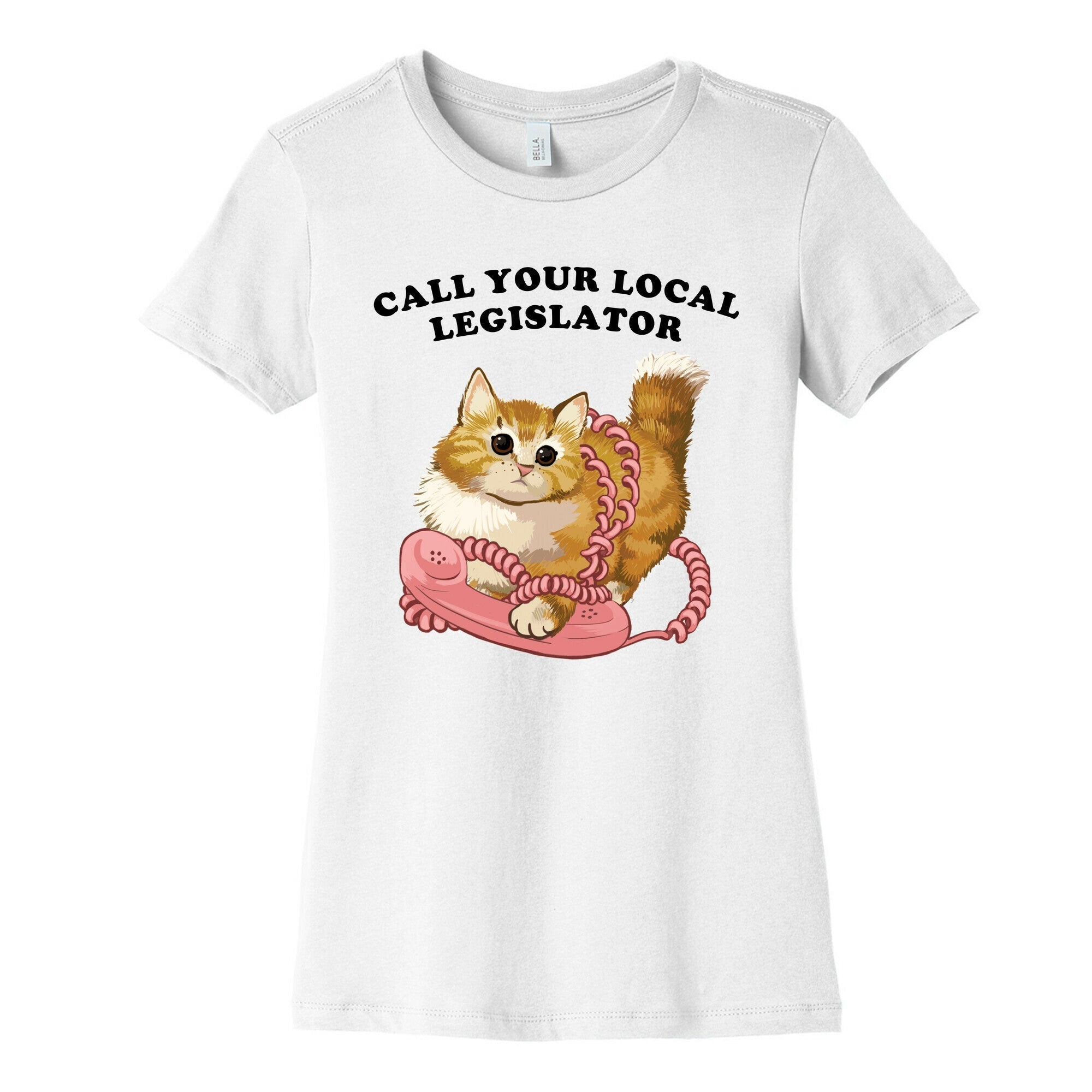 Call Your Local Legislator Women's Cotton Tee Hoodie, Sweatshirt | CoreVibeTees.com (Image 4)