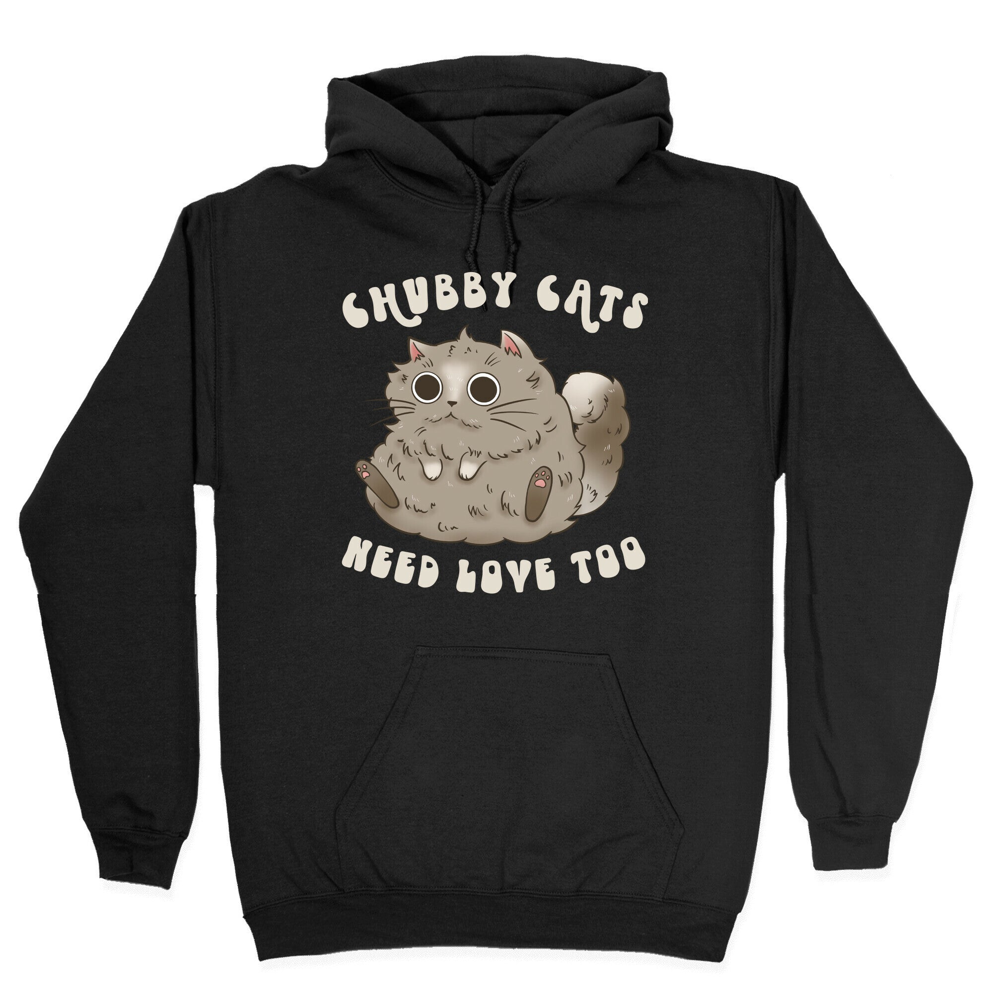 Chubby Cats Need Love Too Hoodie T-Shirts, Sweatshirt | CoreVibeTees.com (Image 2)
