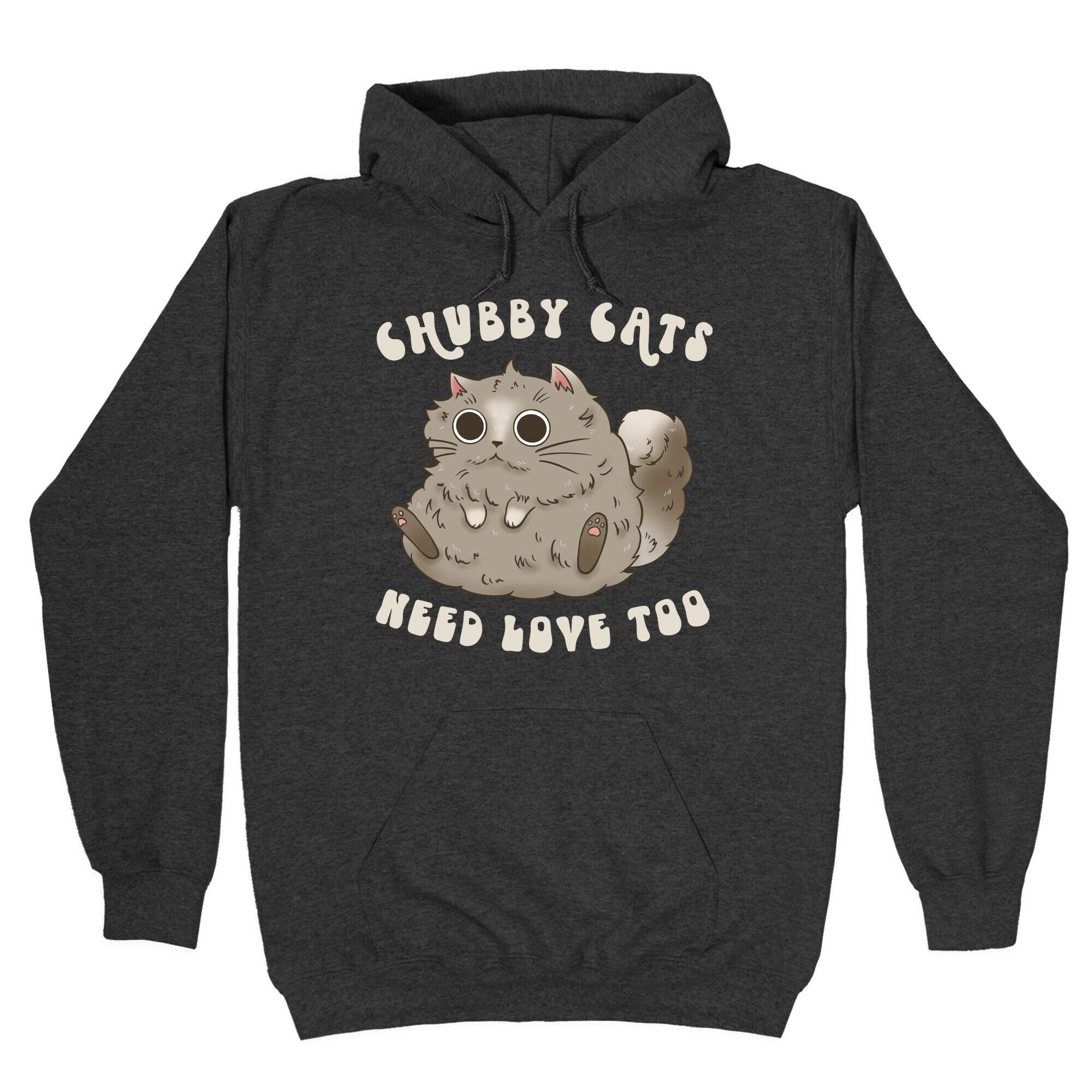 Chubby Cats Need Love Too Hoodie T-Shirts, Sweatshirt | CoreVibeTees.com (Image 3)