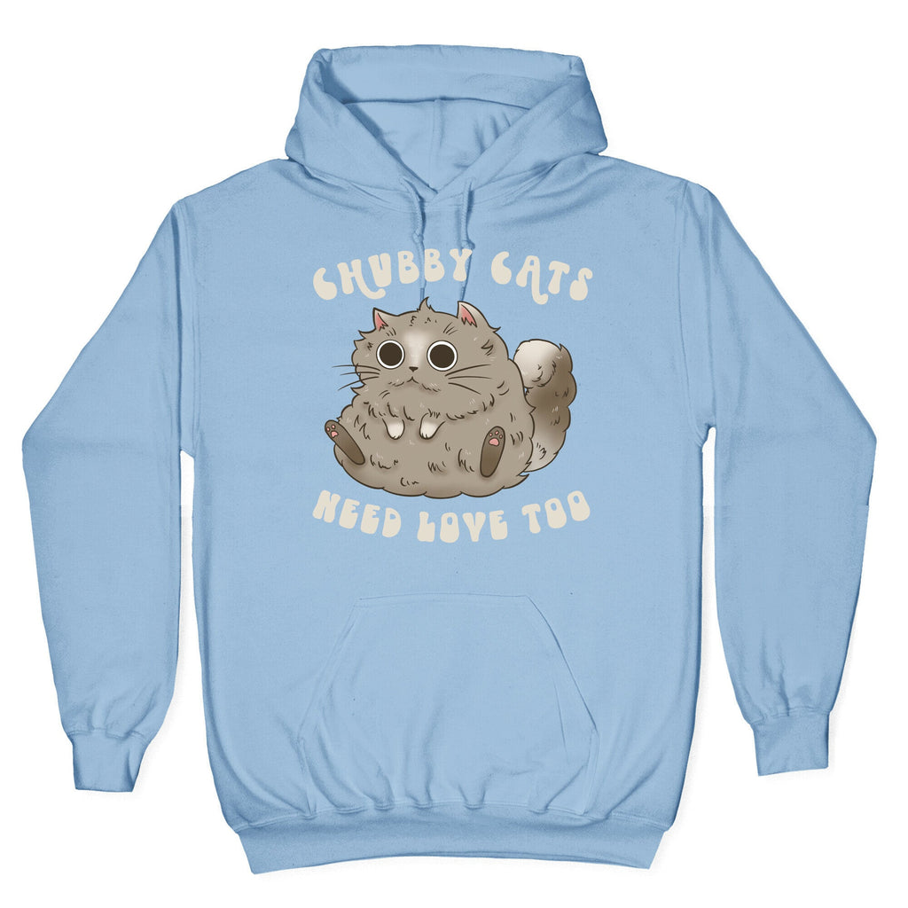 Chubby Cats Need Love Too Hoodie T-Shirts, Sweatshirt | CoreVibeTees.com (Image 4)