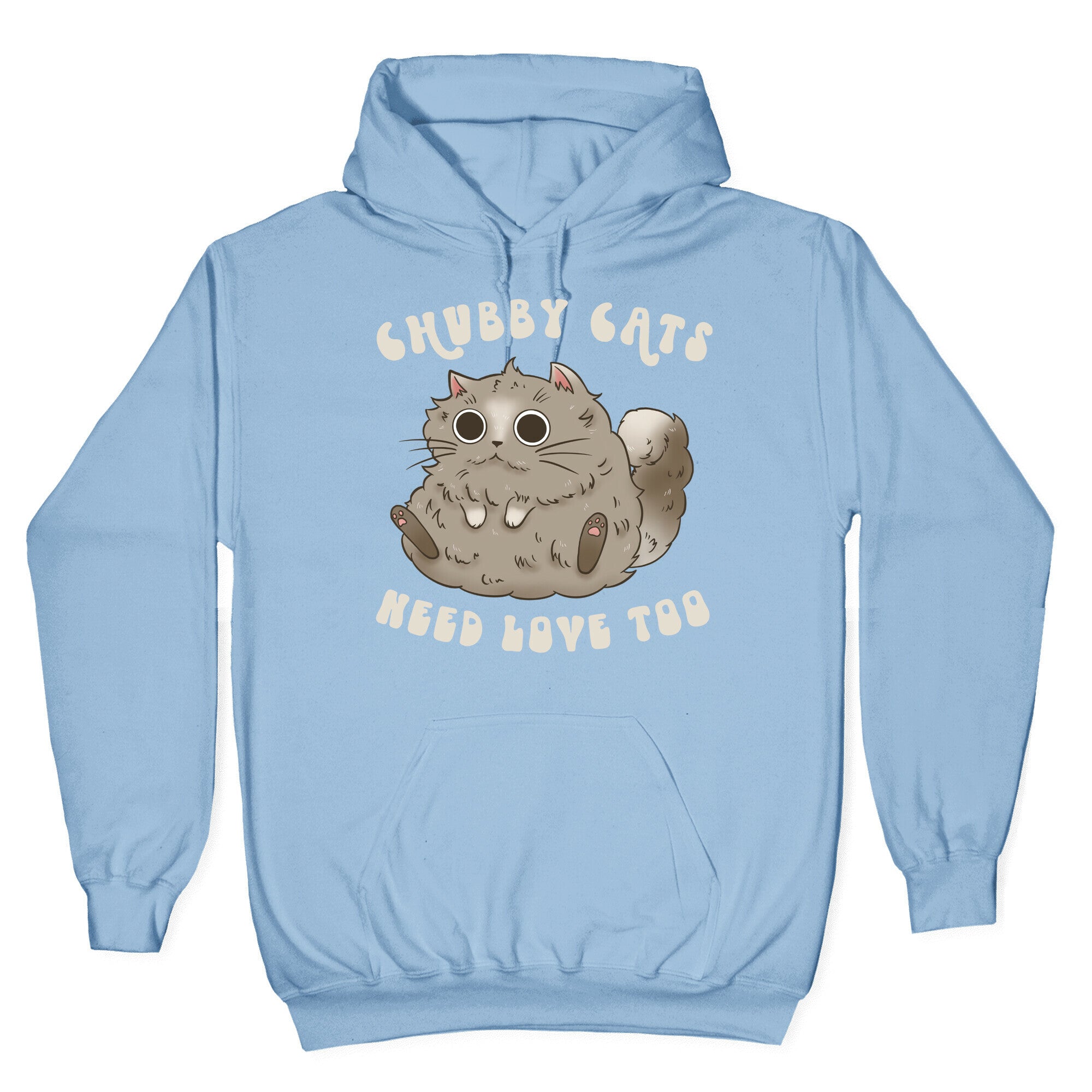 Chubby Cats Need Love Too Hoodie T-Shirts, Sweatshirt | CoreVibeTees.com (Image 4)
