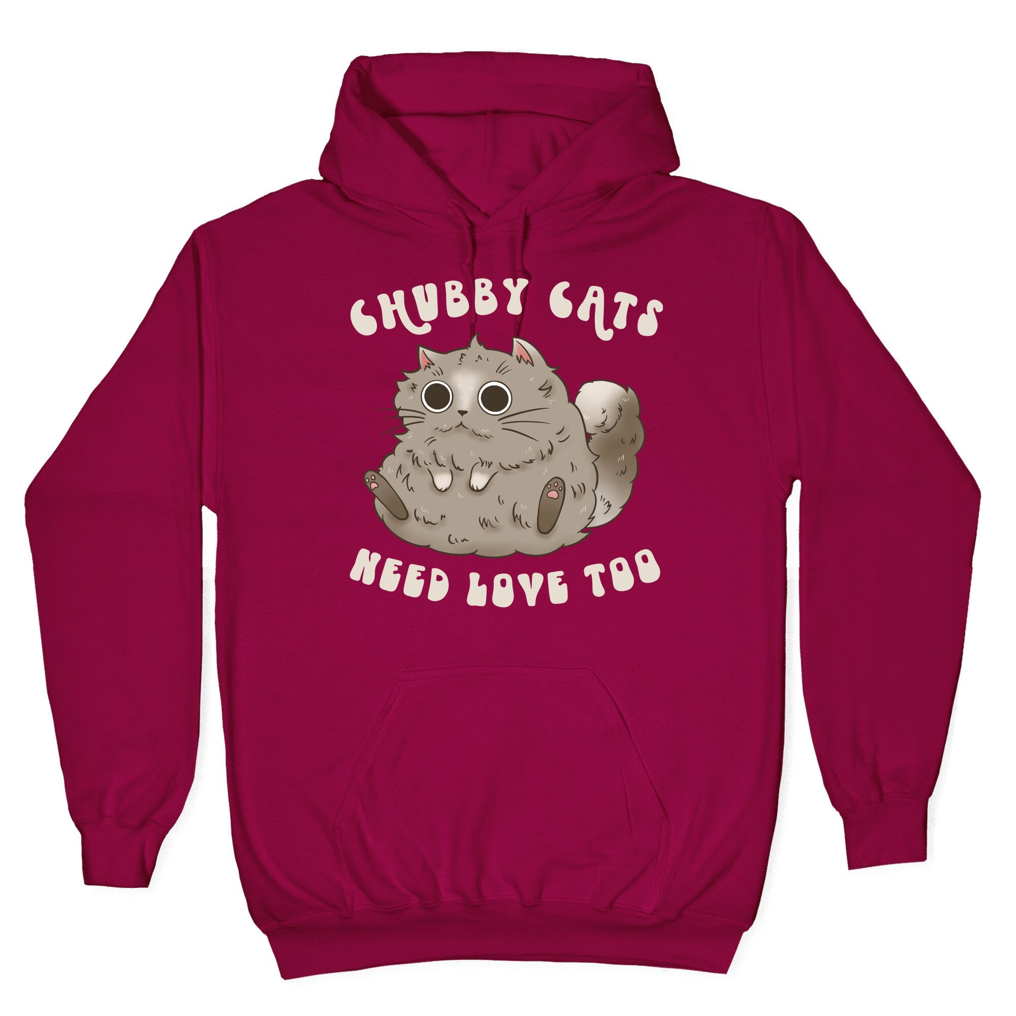Chubby Cats Need Love Too Hoodie T-Shirts, Sweatshirt | CoreVibeTees.com (Image 5)