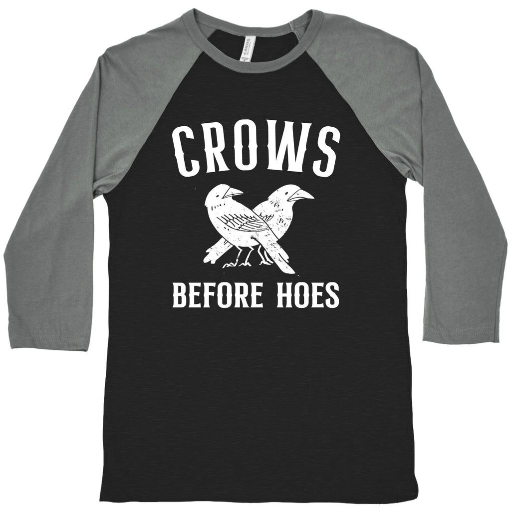 Crows Before Hoes Baseball Tee Hoodie, Sweatshirt | CoreVibeTees.com (Image 1)