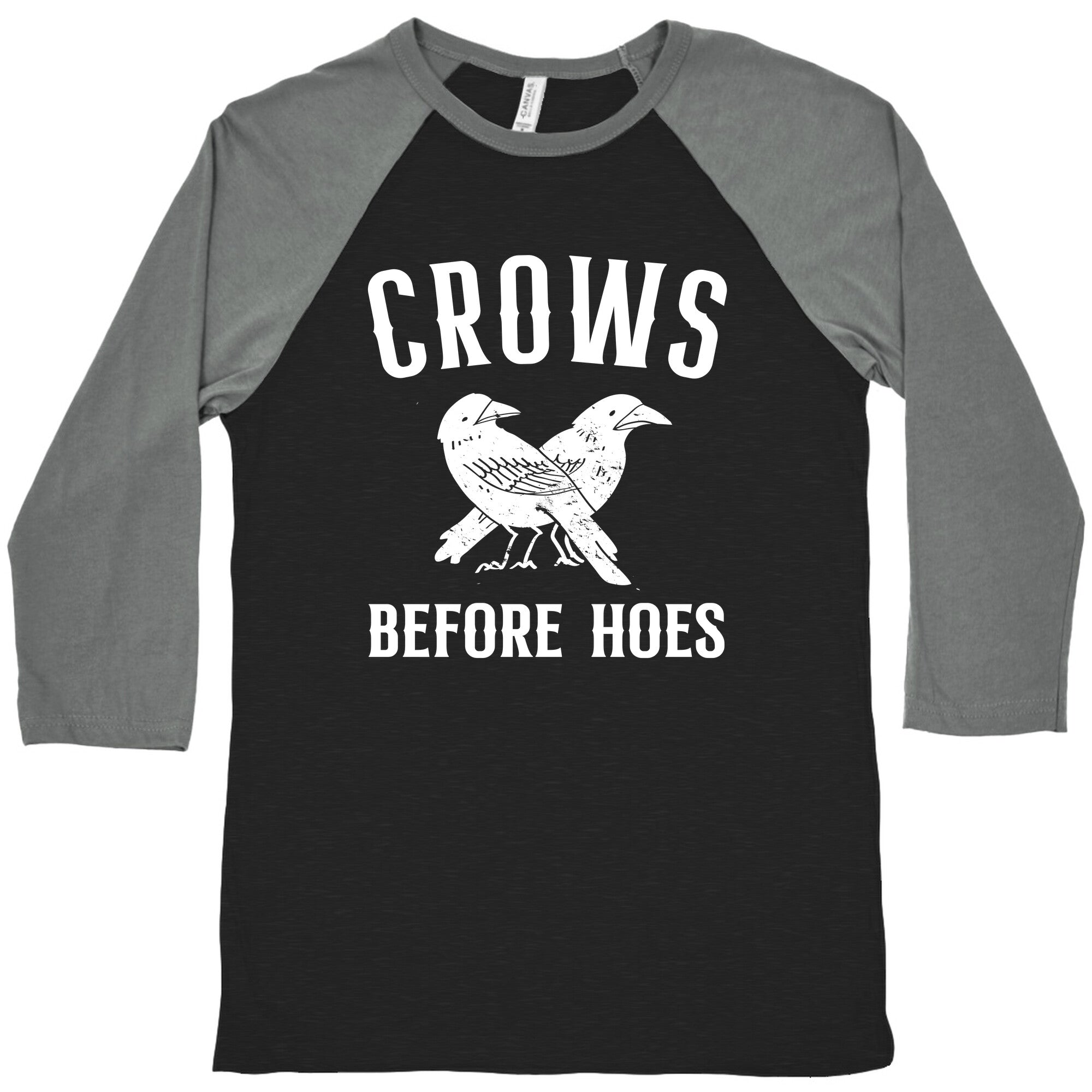 Crows Before Hoes Baseball Tee Hoodie, Sweatshirt | CoreVibeTees.com (Image 1)