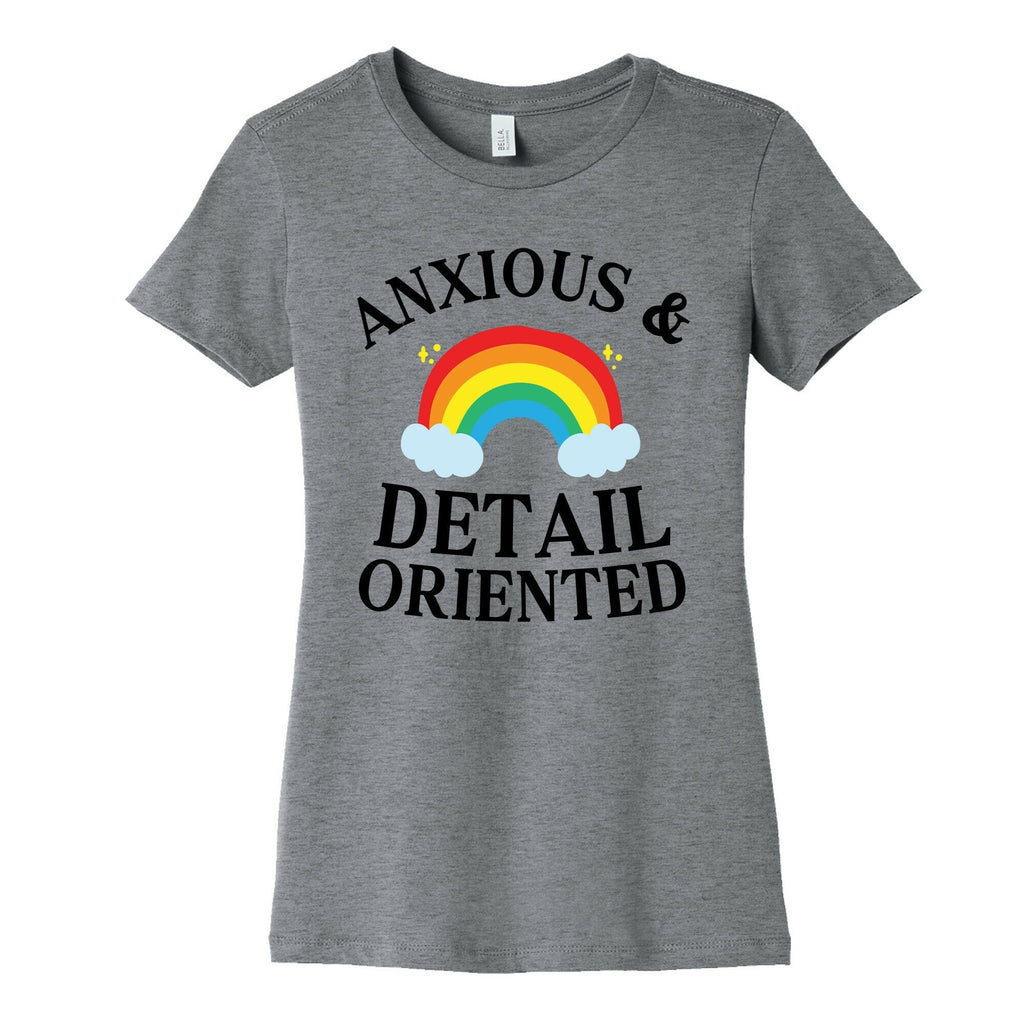 Anxious & Detail-oriented Women's Cotton Tee Hoodie, Sweatshirt | CoreVibeTees.com (Image 2)