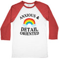 Anxious & Detail-oriented Baseball Tee Hoodie, Sweatshirt | CoreVibeTees.com (Image 1)