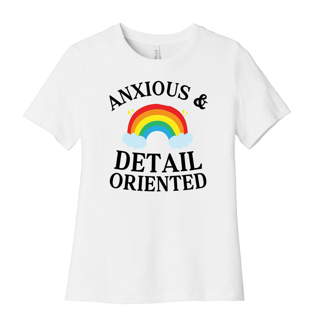 Anxious & Detail-oriented Women's Cotton Tee Hoodie, Sweatshirt | CoreVibeTees.com (Image 1)