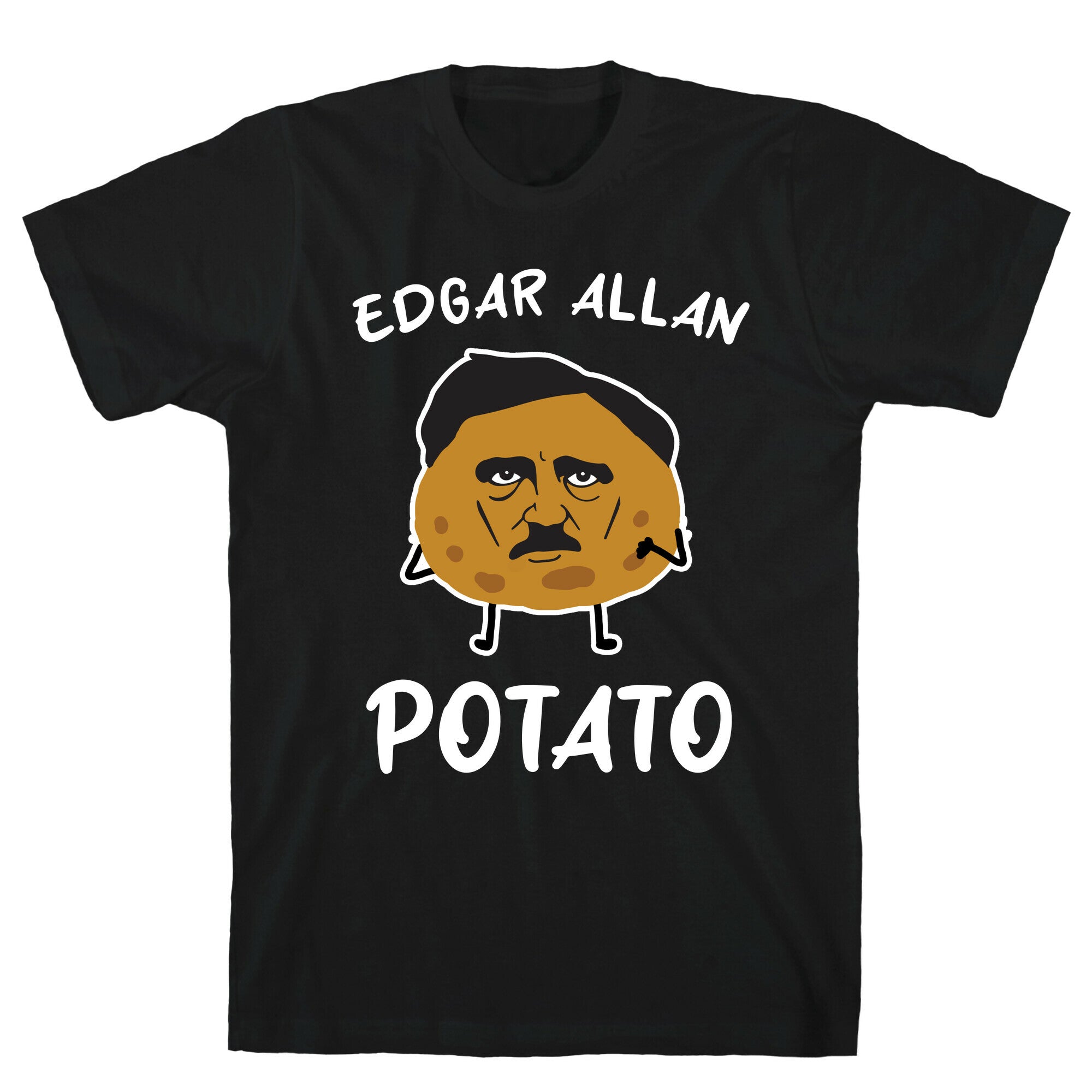 Edgar Allan Potato  T-Shirt Hoodie, Sweatshirt | CoreVibeTees.com (Image 1)