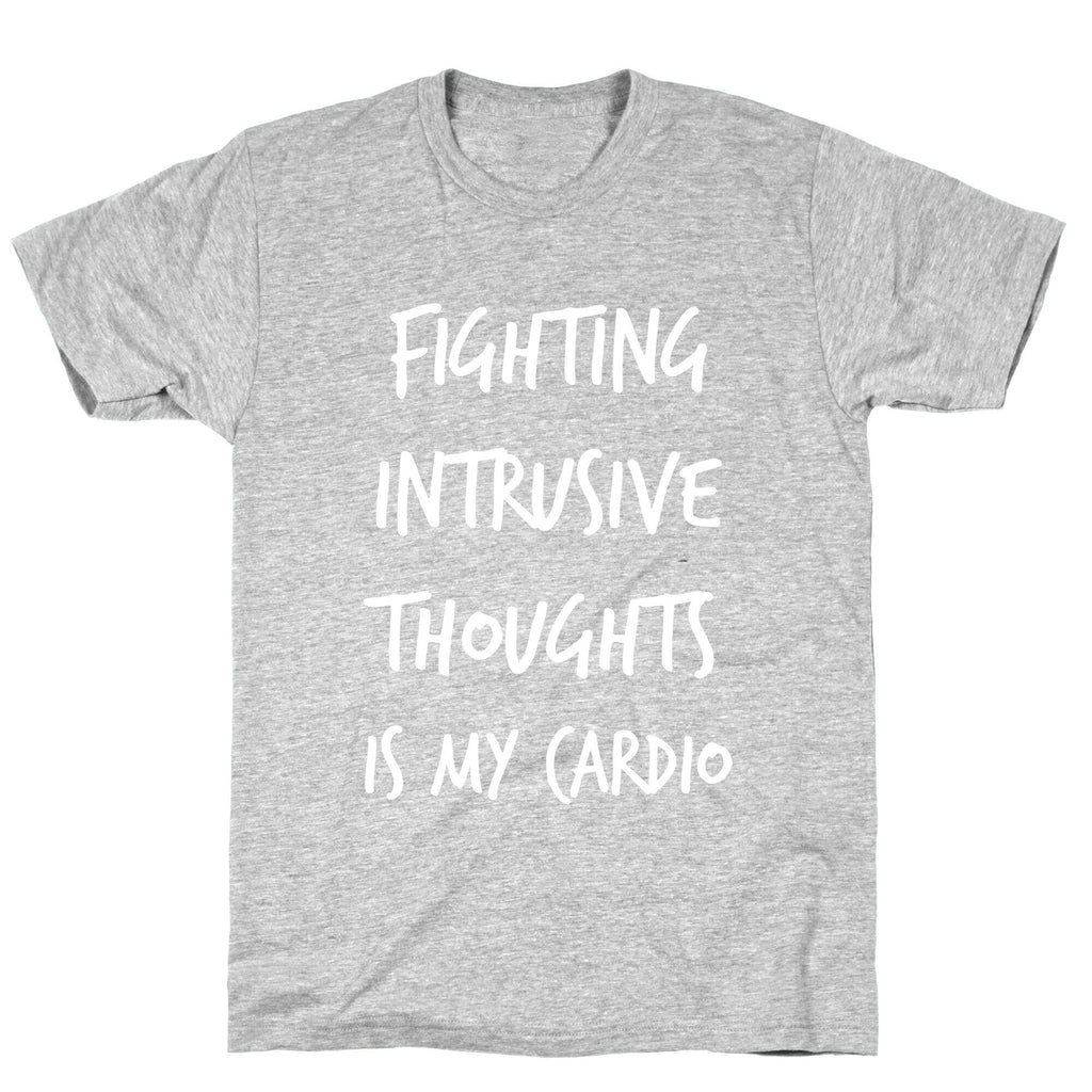 Fighting Intrusive Thoughts Is My Cardio T-Shirt Hoodie, Sweatshirt | CoreVibeTees.com (Image 2)