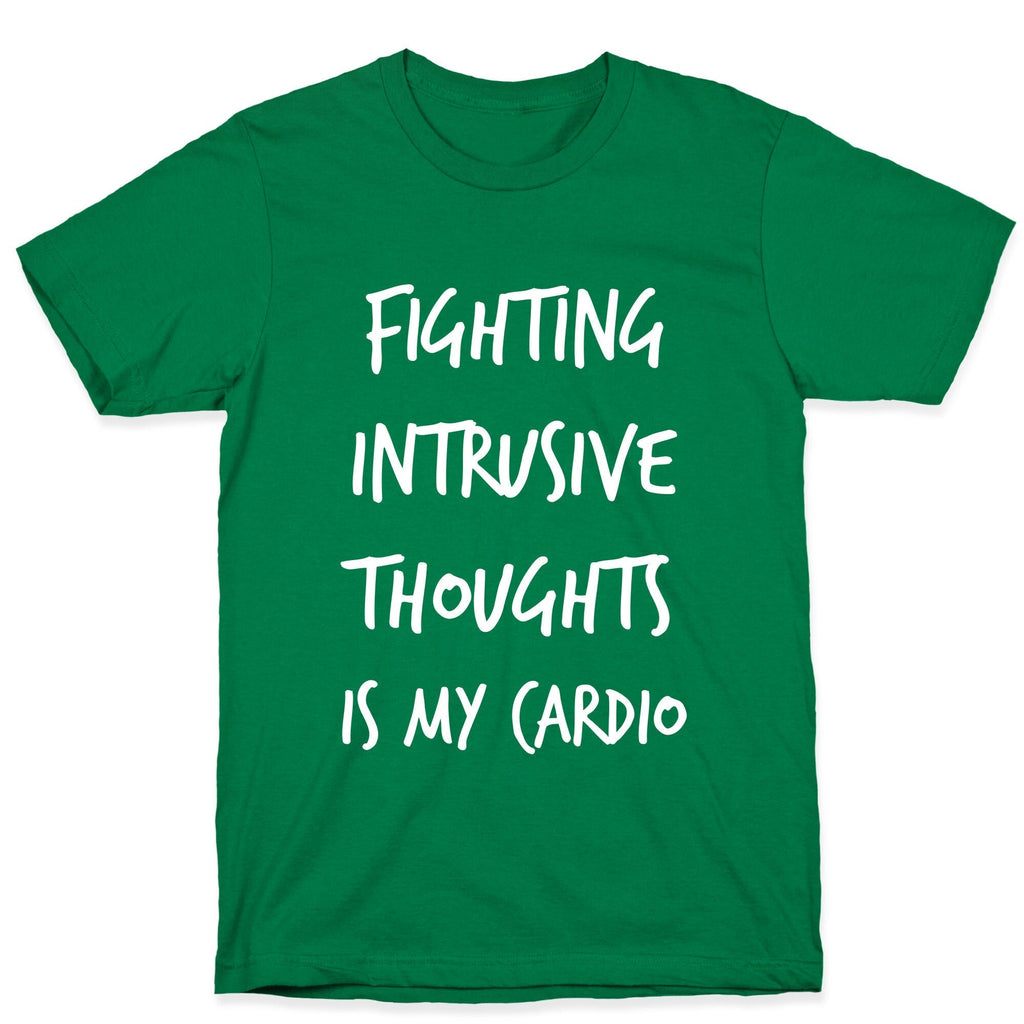 Fighting Intrusive Thoughts Is My Cardio T-Shirt Hoodie, Sweatshirt | CoreVibeTees.com (Image 3)