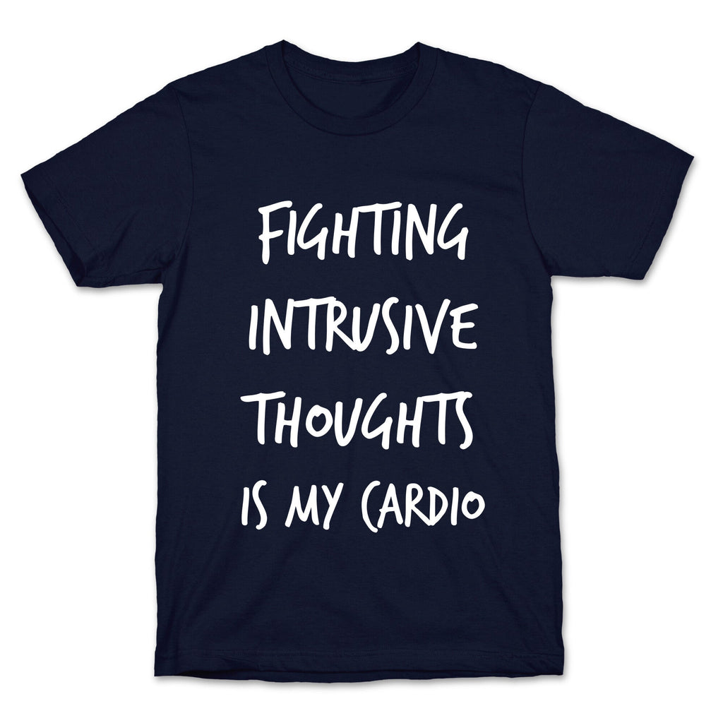 Fighting Intrusive Thoughts Is My Cardio T-Shirt Hoodie, Sweatshirt | CoreVibeTees.com (Image 4)