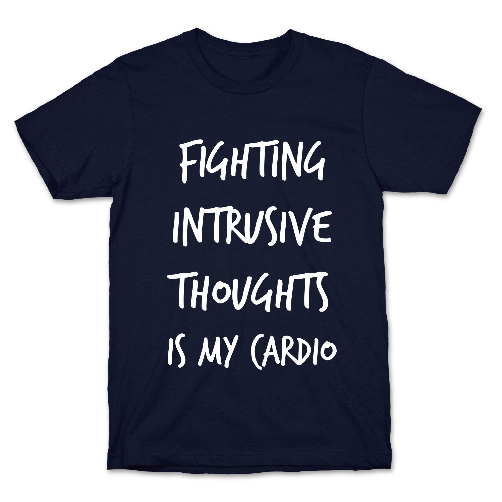 Fighting Intrusive Thoughts Is My Cardio T-Shirt Hoodie, Sweatshirt | CoreVibeTees.com (Image 4)