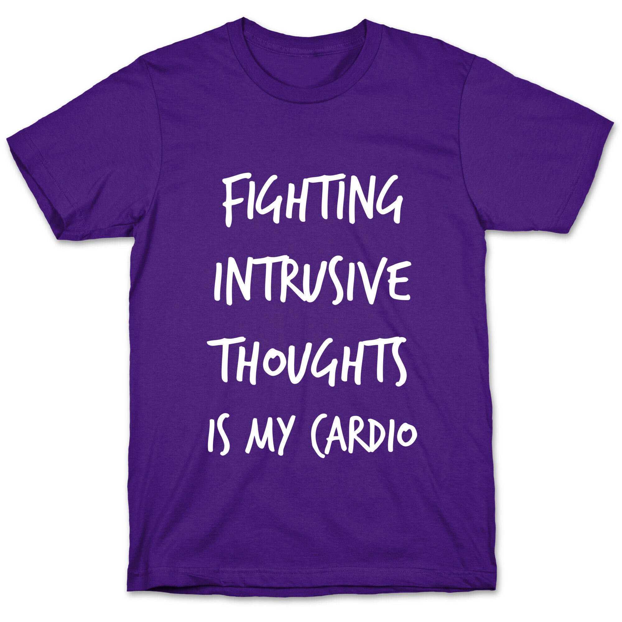 Fighting Intrusive Thoughts Is My Cardio T-Shirt Hoodie, Sweatshirt | CoreVibeTees.com (Image 5)