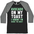 Avocado On MyToast, I Know I'm Doing The Most Baseball Tee Style001 Hoodie, Sweatshirt | CoreVibeTees.com (Image 1)