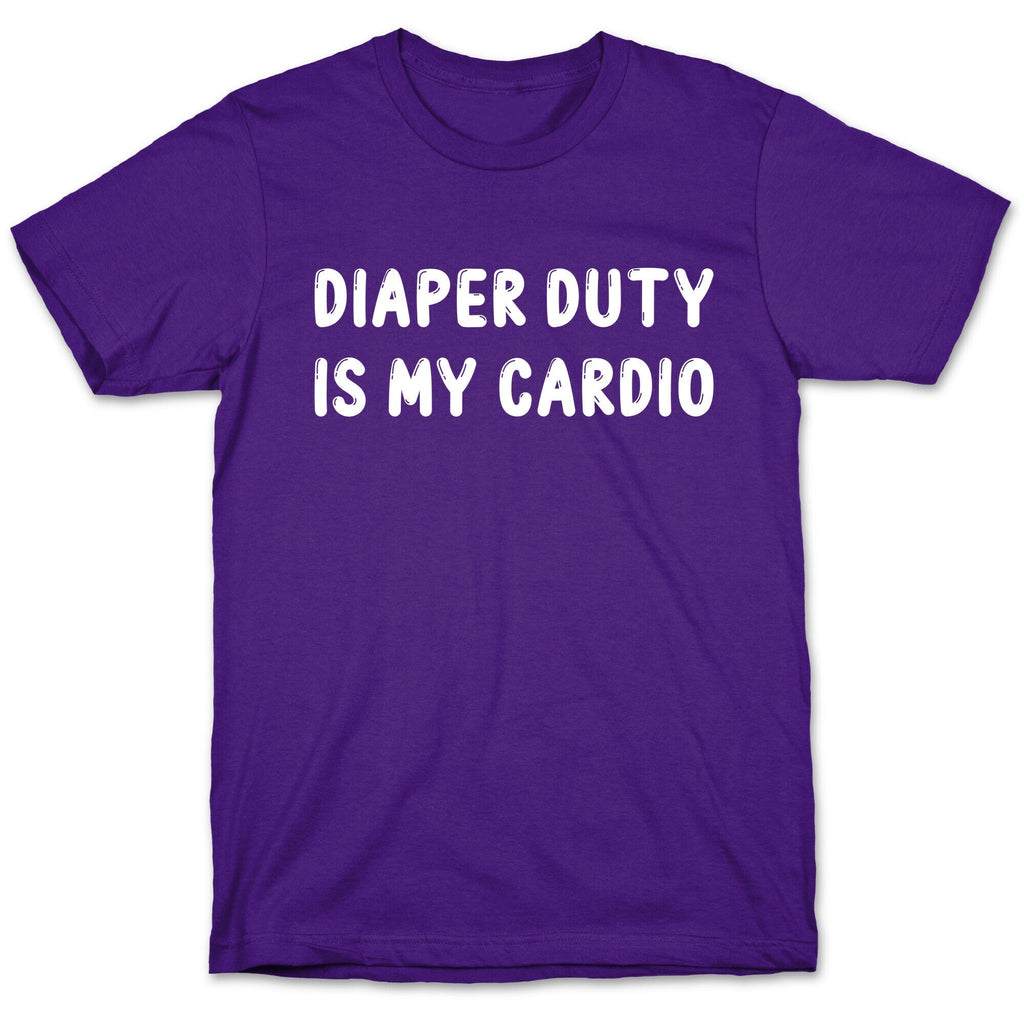 Diaper Duty Is My Cardio T-Shirt Hoodie, Sweatshirt | CoreVibeTees.com (Image 5)