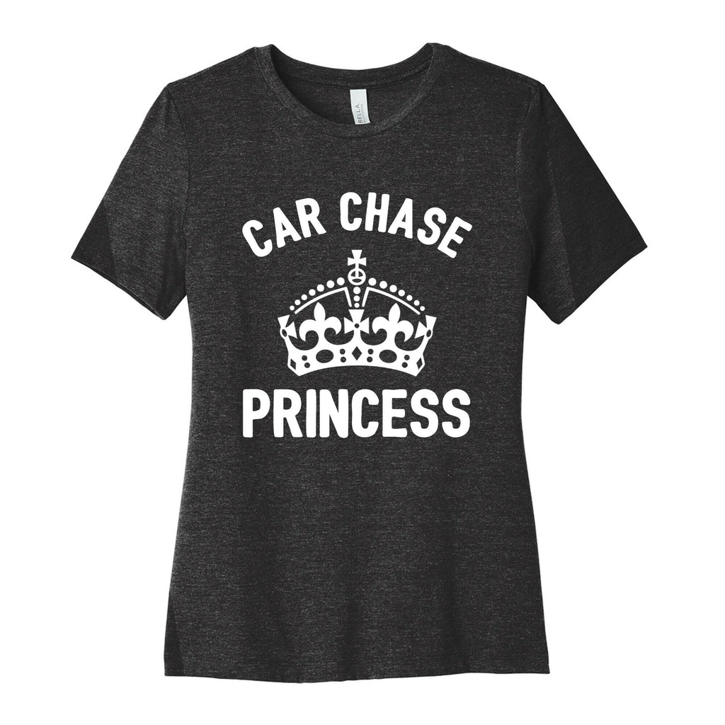 Car Chase Princess Women's Cotton Tee Hoodie, Sweatshirt | CoreVibeTees.com (Image 1)