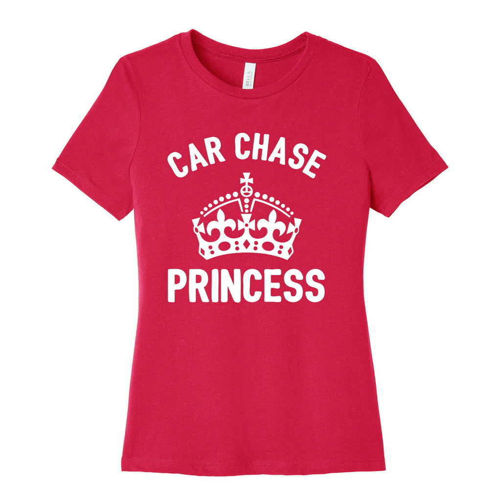 Car Chase Princess Women's Cotton Tee Hoodie, Sweatshirt | CoreVibeTees.com (Image 2)