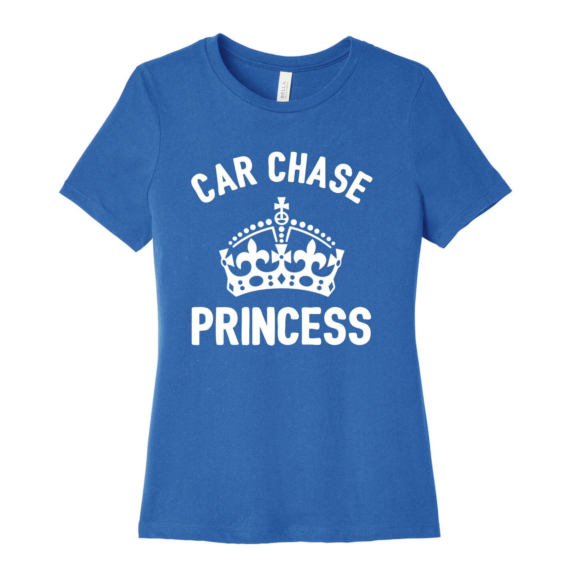 Car Chase Princess Women's Cotton Tee Hoodie, Sweatshirt | CoreVibeTees.com (Image 3)