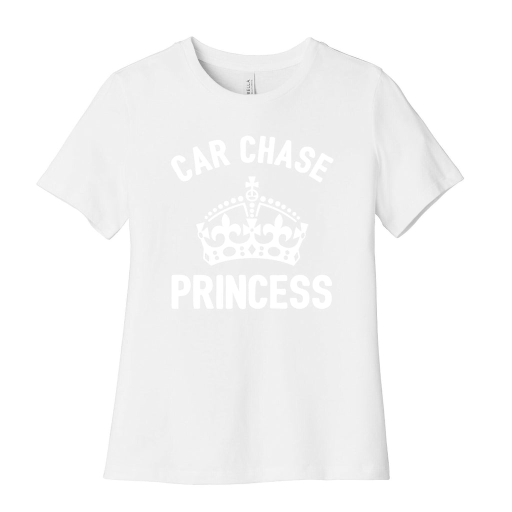Car Chase Princess Women's Cotton Tee Hoodie, Sweatshirt | CoreVibeTees.com (Image 4)