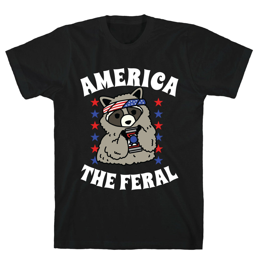 America The Feral  T-Shirt Hoodie, Sweatshirt | CoreVibeTees.com (Image 1)