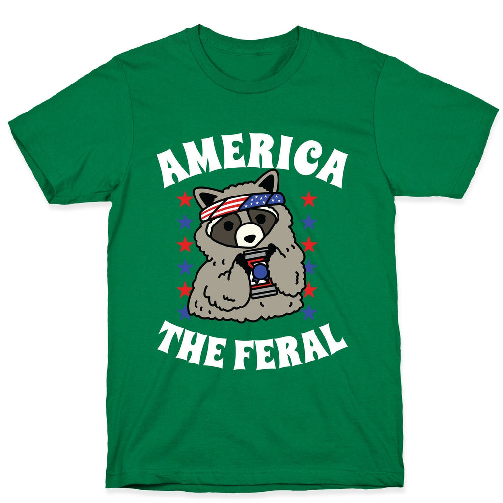 America The Feral  T-Shirt Hoodie, Sweatshirt | CoreVibeTees.com (Image 3)