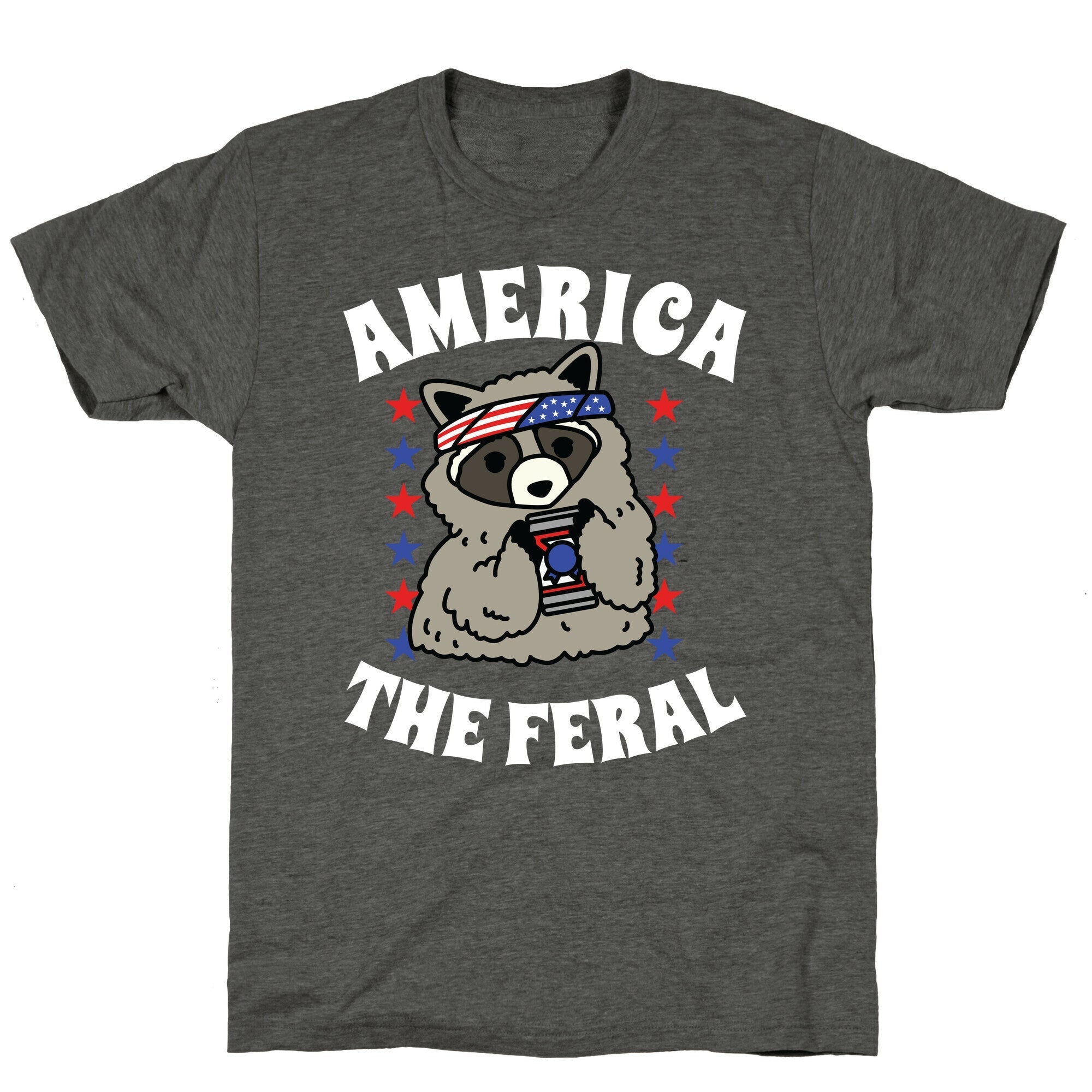 America The Feral  Unisex Triblend Tee Hoodie, Sweatshirt | CoreVibeTees.com (Image 3)