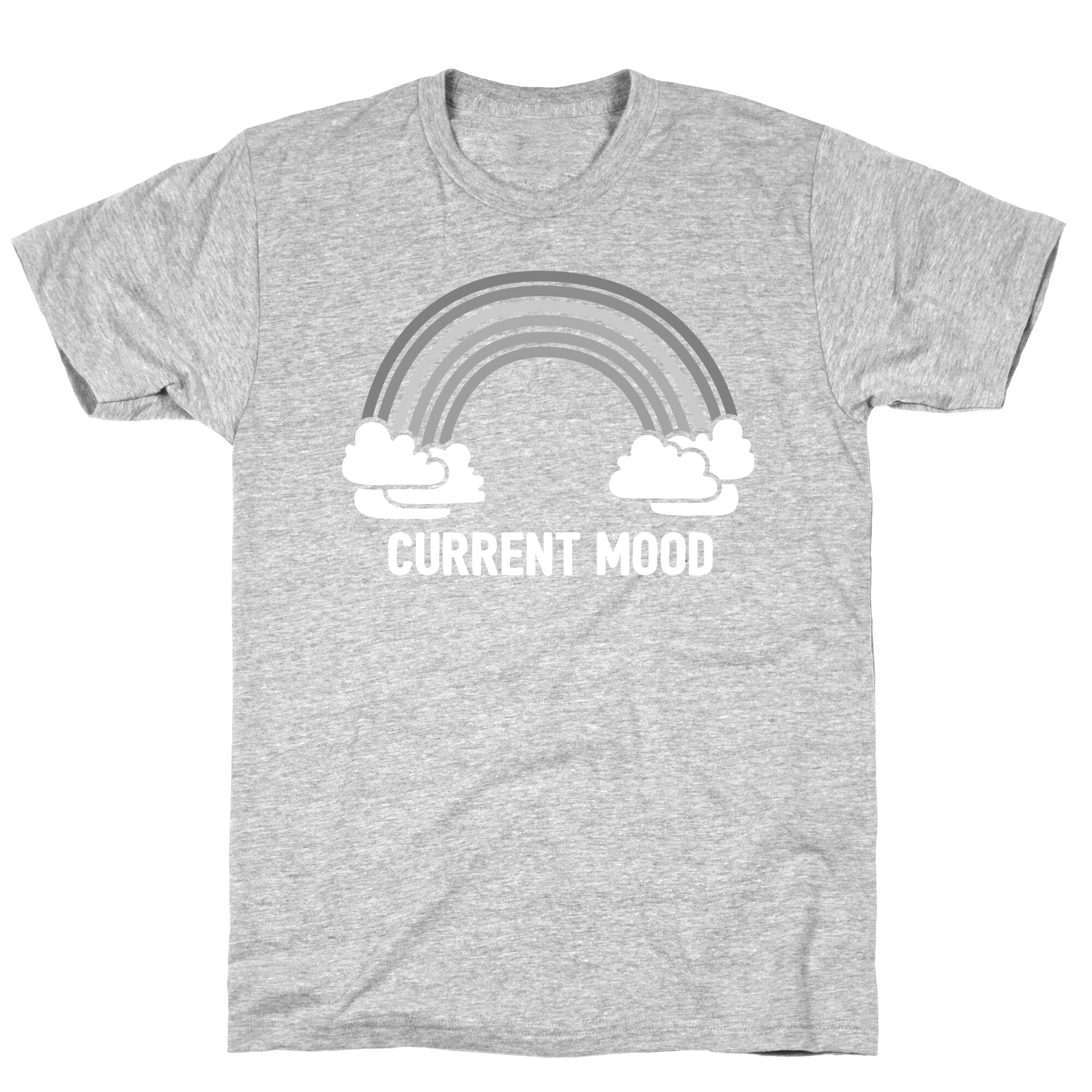 Current Mood Gray Rainbow T-Shirt Hoodie, Sweatshirt | CoreVibeTees.com (Image 2)