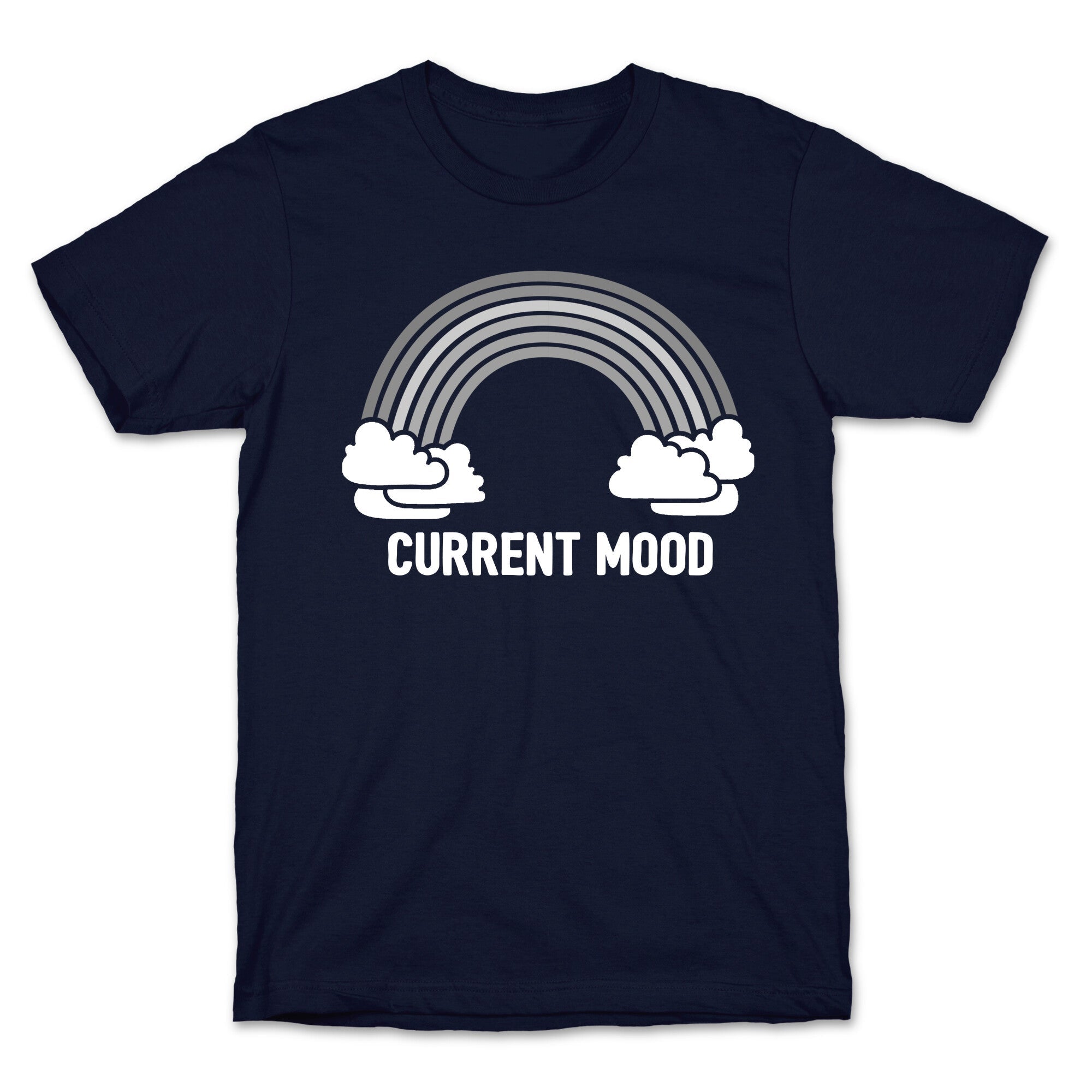 Current Mood Gray Rainbow T-Shirt Hoodie, Sweatshirt | CoreVibeTees.com (Image 4)