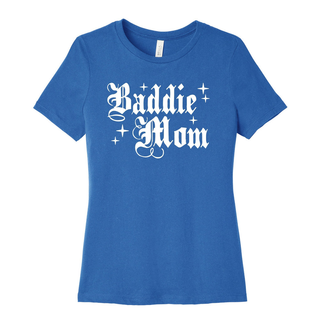 Baddie Mom Womens Cotton Tee Style001 Hoodie, Sweatshirt | CoreVibeTees.com (Image 3)