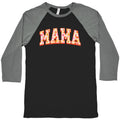 Floral Mama Text Baseball Tee Hoodie, Sweatshirt | CoreVibeTees.com