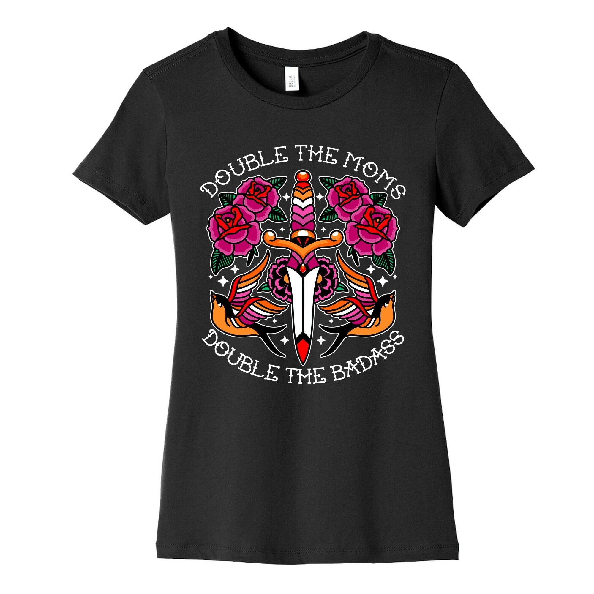Double The Moms Double The Badass Womens Cotton Tee Style001 Hoodie, Sweatshirt | CoreVibeTees.com (Image 5)