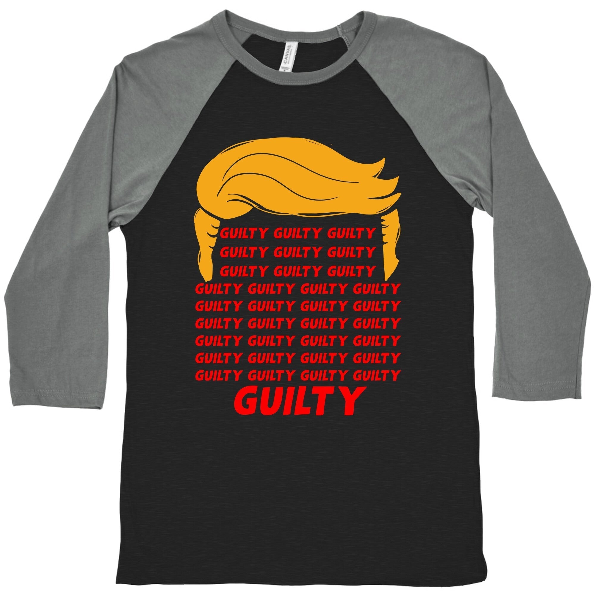 34 Times Guilty Trump Baseball Tee Style001 Hoodie, Sweatshirt | CoreVibeTees.com (Image 3)
