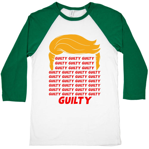 34 Times Guilty Trump Baseball Tee Style001 Hoodie, Sweatshirt | CoreVibeTees.com (Image 2)